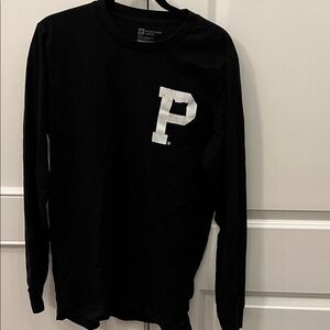 Portland Gear Athletic Black Long Sleeve with White P Logo